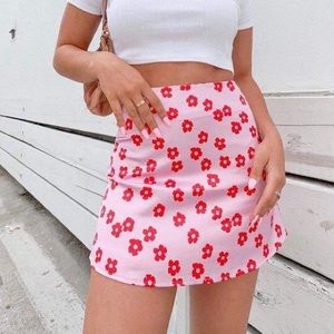 Floral Print Skirt
